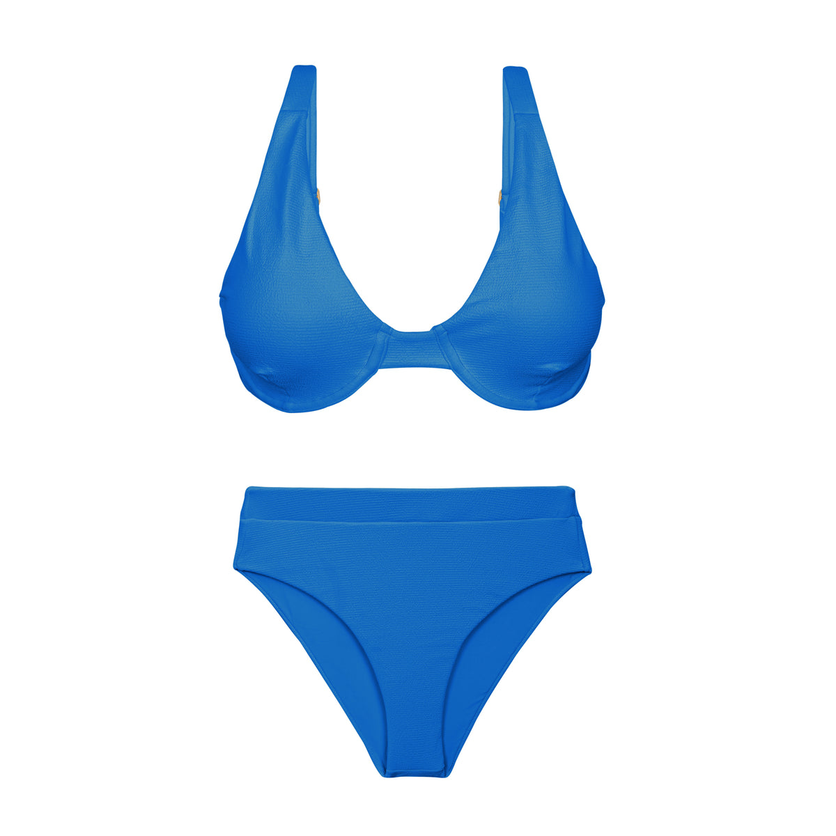 Product Front: Rio De Sol Two Piece Swimwear Set Sand-Nautico Chantal Kora