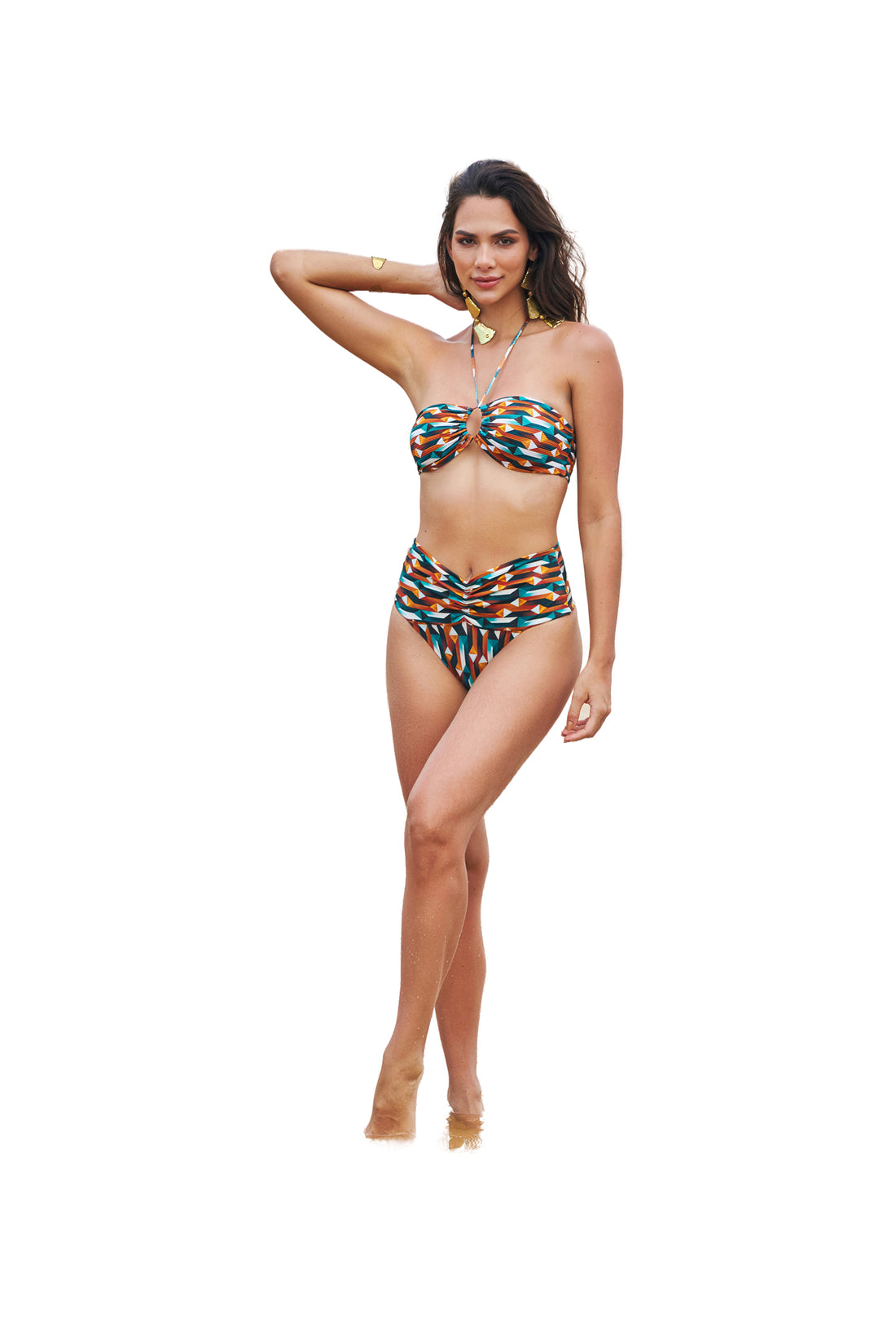 Model Front: Lua Morena Bikini Tops Top Modelador Aurum