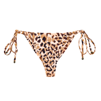 Product Front: Rio De Sol Bikini Bottoms Bottom Leopard Cheeky-Tie