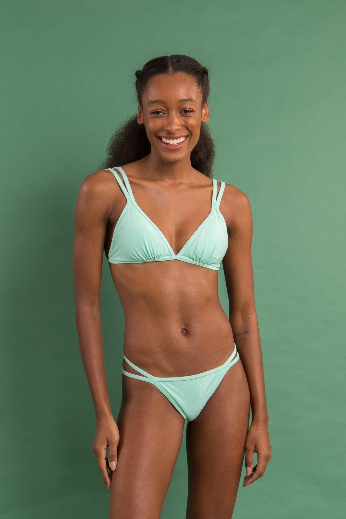 Image 10: Rio De Sol Two Piece Swimwear Set Malibu-Menta Tri-Duo Rio-Duo