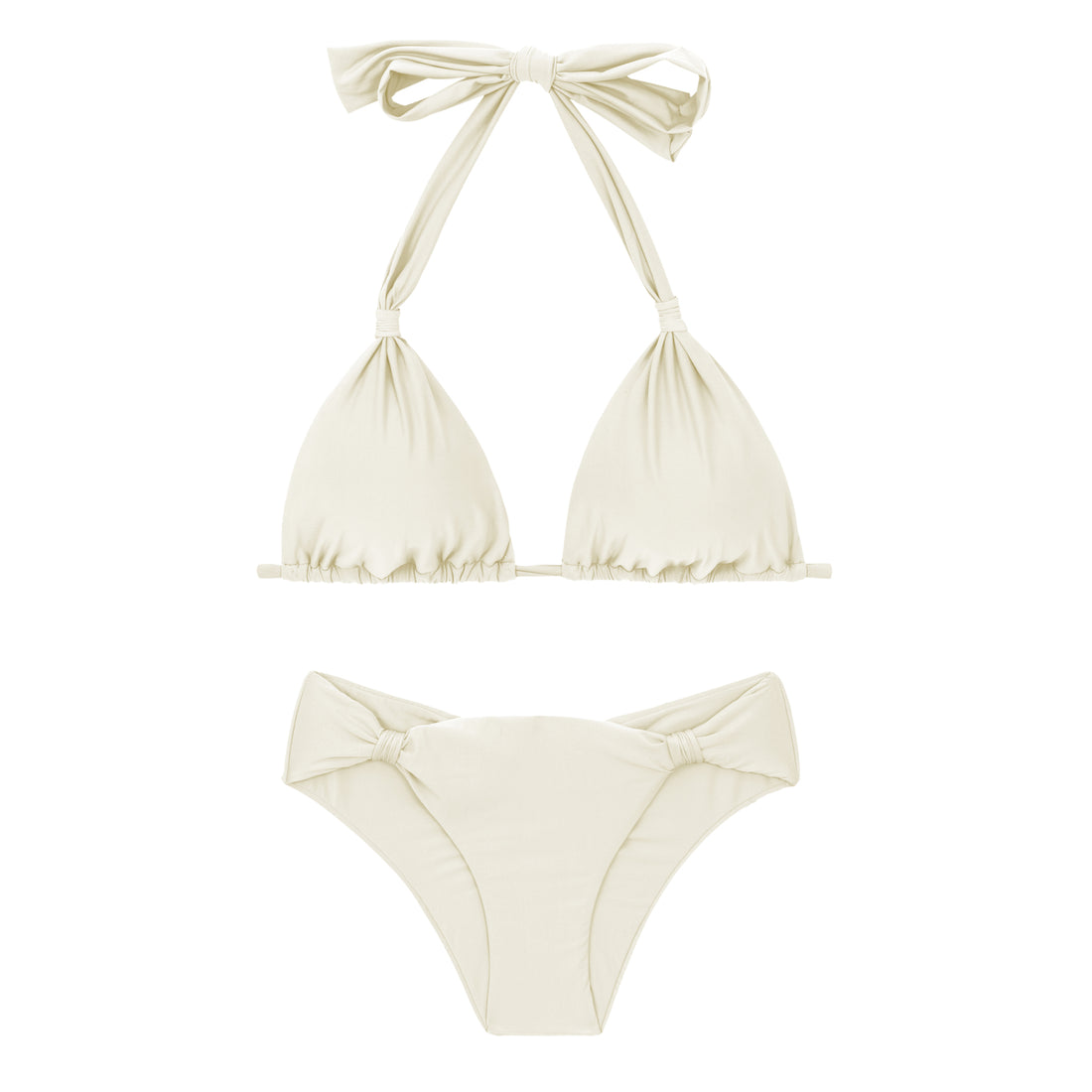 Product Front: Rio De Sol Two Piece Swimwear Set Off-White Mel