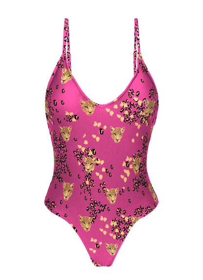 Product Front: Rio De Sol One Piece Swimsuits Roar-Pink Hype