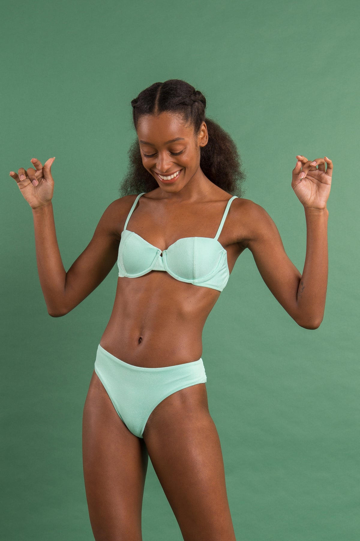 Image 11: Rio De Sol Two Piece Swimwear Set Malibu-Menta Balconet Ciao