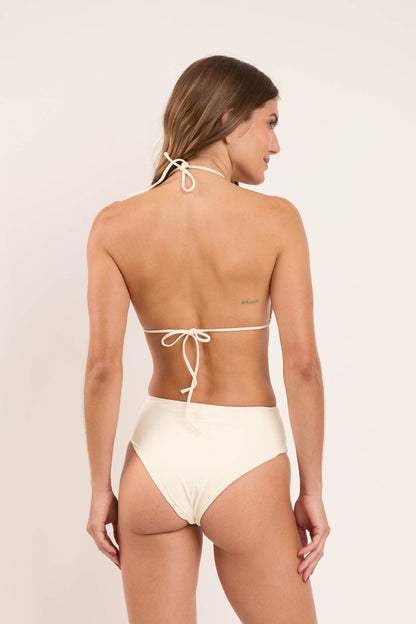 Model Back: Rio De Sol Bikini Bottoms Bottom Off-White Hotpants