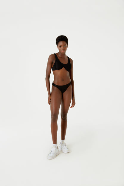 Image 05: Blueman Bikini Tops Top Wavy Shine Preto