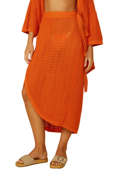 Gallery: Blueman Skirts Laranja-Tricot Saia