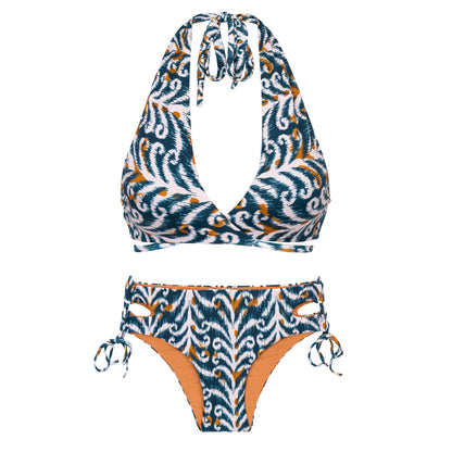 Product Back: Rio De Sol Two Piece Swimwear Set Ikat Kate Madrid