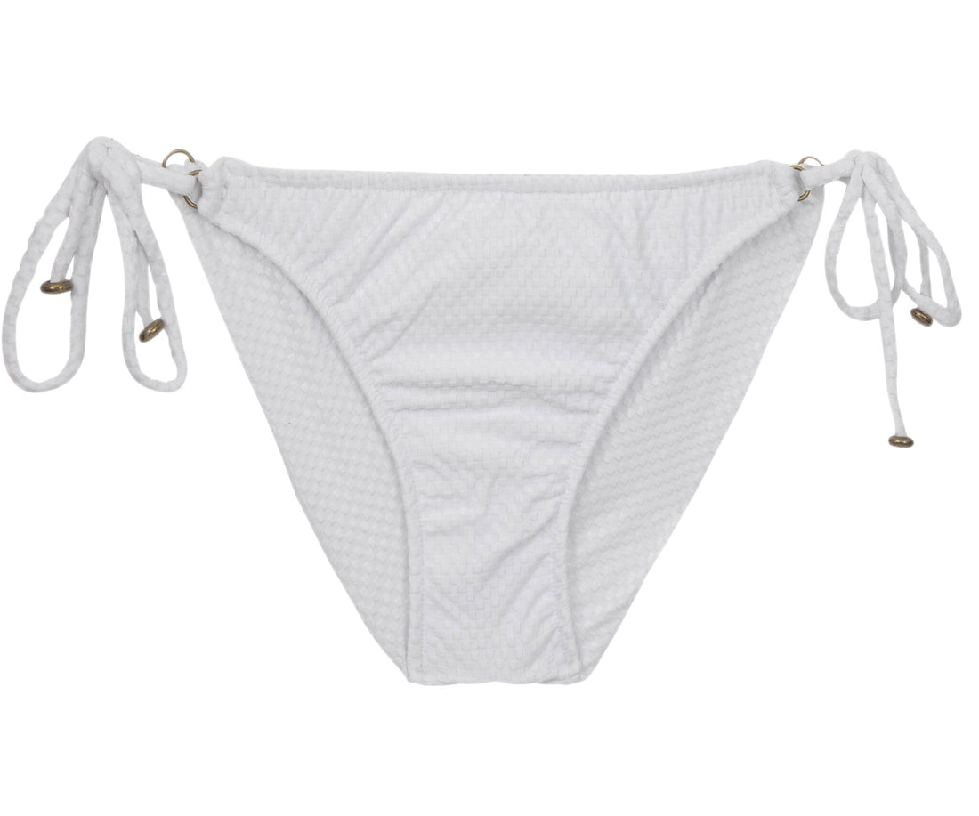 Product Front: Rio De Sol Bikini Bottoms Bottom Cloque Branco New Comfort