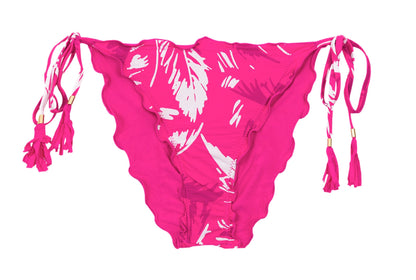 Product Front: Rio De Sol Bikini Bottoms Bottom Pink-Palms Frufru-Comfy