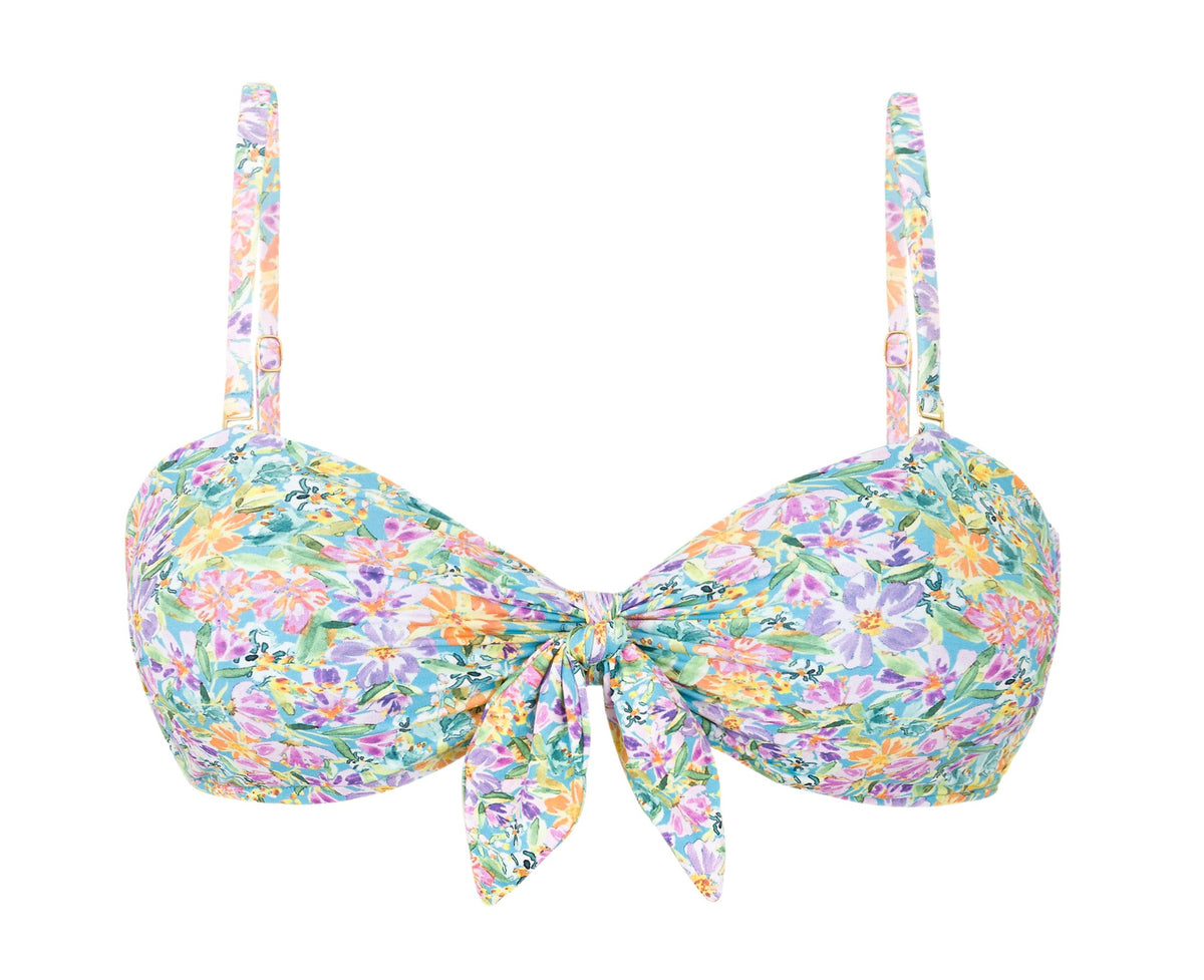Product Front: Rio De Sol Bikini Tops Top Tiny-Garden Bandeau-Knot