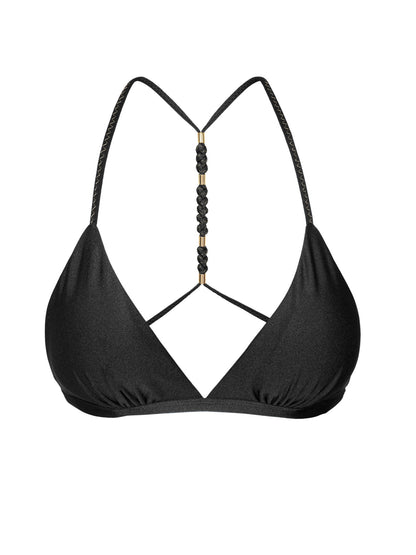 Product Front: Rio De Sol Bikini Tops Top Shimmer-Black Tri-Fixo-Noa