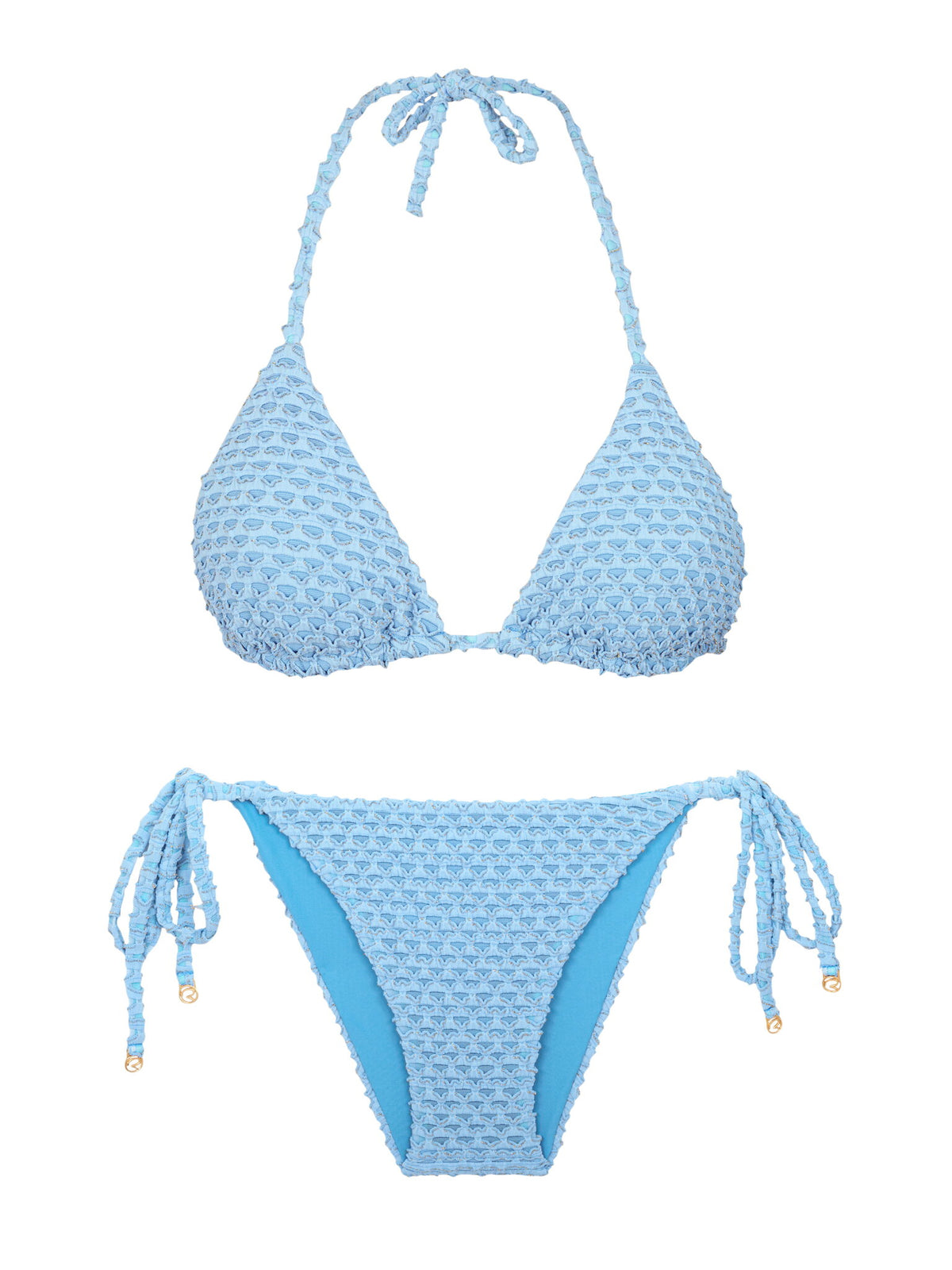 Product Front: Rio De Sol Two Piece Swimwear Set Drift-Cianita Tri-Inv Lacinho