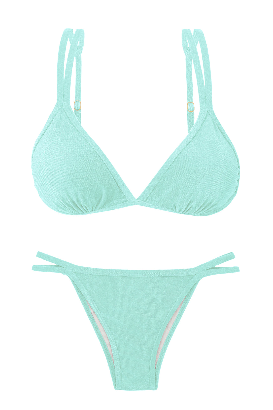 Product Front: Rio De Sol Two Piece Swimwear Set Malibu-Menta Tri-Duo Rio-Duo