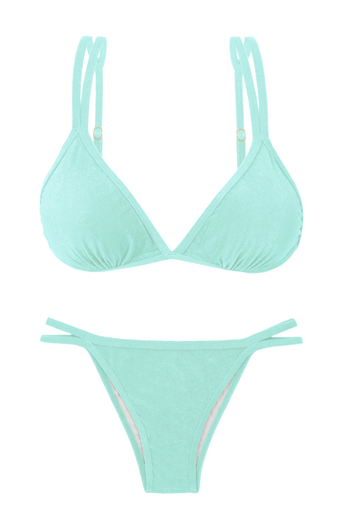 Product Front: Rio De Sol Two Piece Swimwear Set Malibu-Menta Tri-Duo Rio-Duo