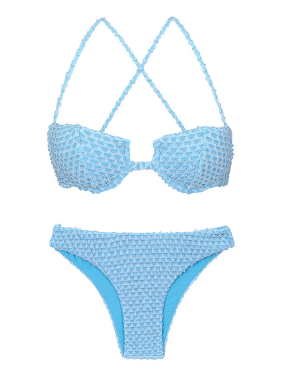 Product Front: Rio De Sol Two Piece Swimwear Set Drift-Cianita Juliette-Tie Essential