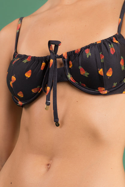 Image 08: Rio De Sol Two Piece Swimwear Set Cashew Balconet-Tie Madrid