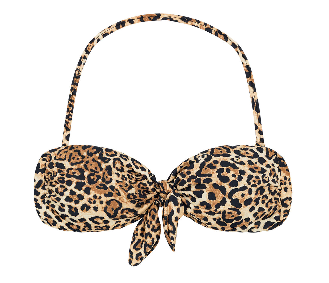 Product Front: Rio De Sol Top Top Leopardo Bandeau