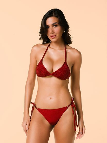 Model Front: Lua Morena Bikini Bottoms Bottom Urucum Rolote
