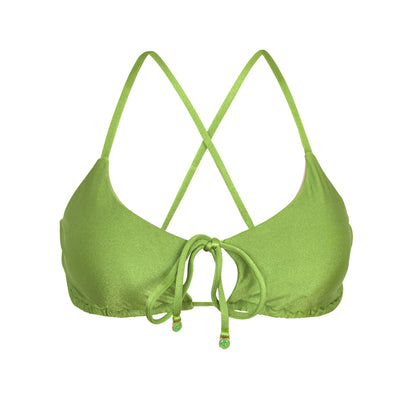 Product Front: Rio De Sol Bikini Tops Top Shimmer-Botanica Tank-Tie