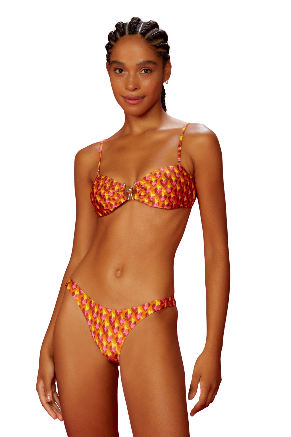 Image 03: Blueman Two Piece Swimwear Set Ai-Meu-Coracao Lena Asa-Delta