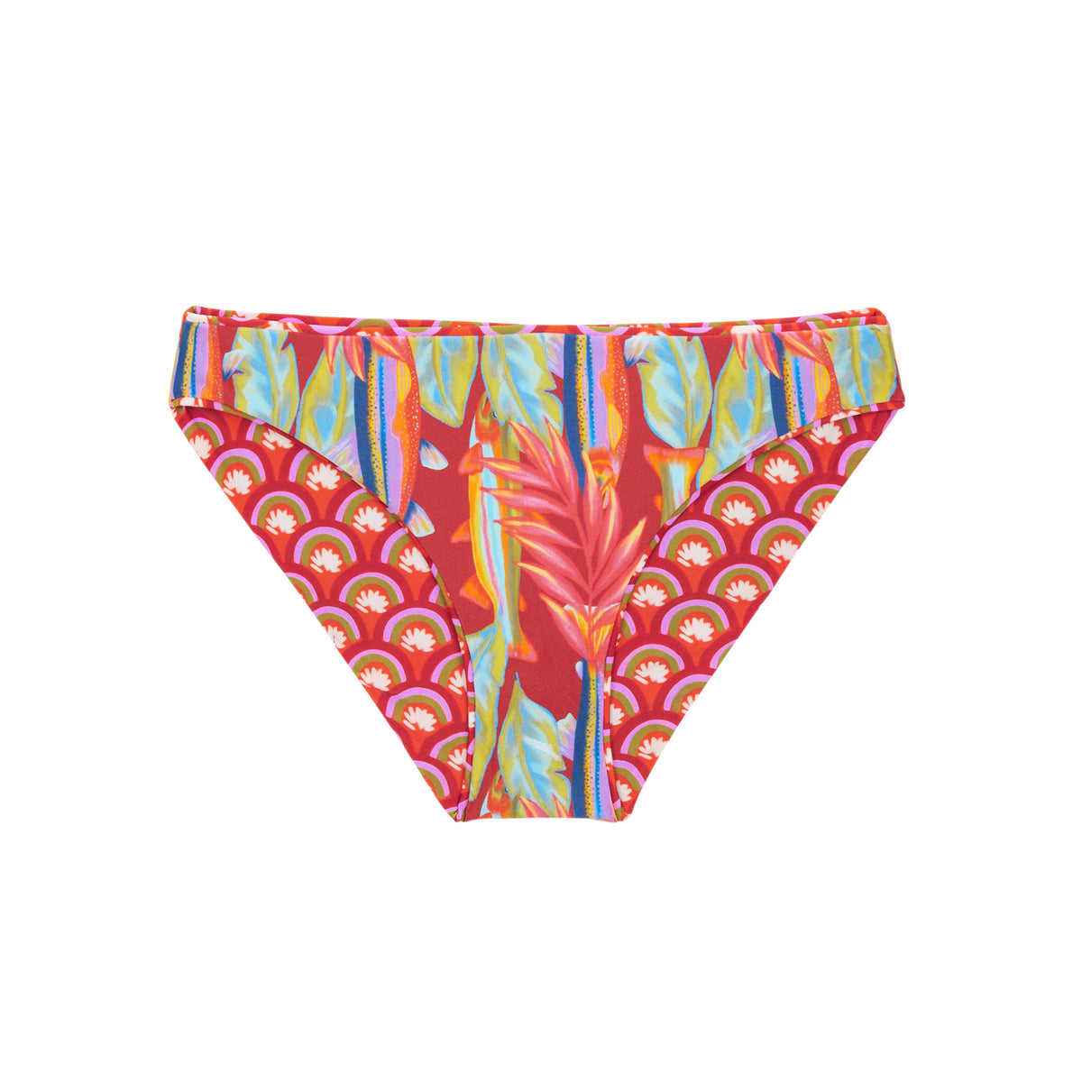 Product Back: Rio De Sol Bikini Bottoms Bottom Floral-Scales Essential-Comfy