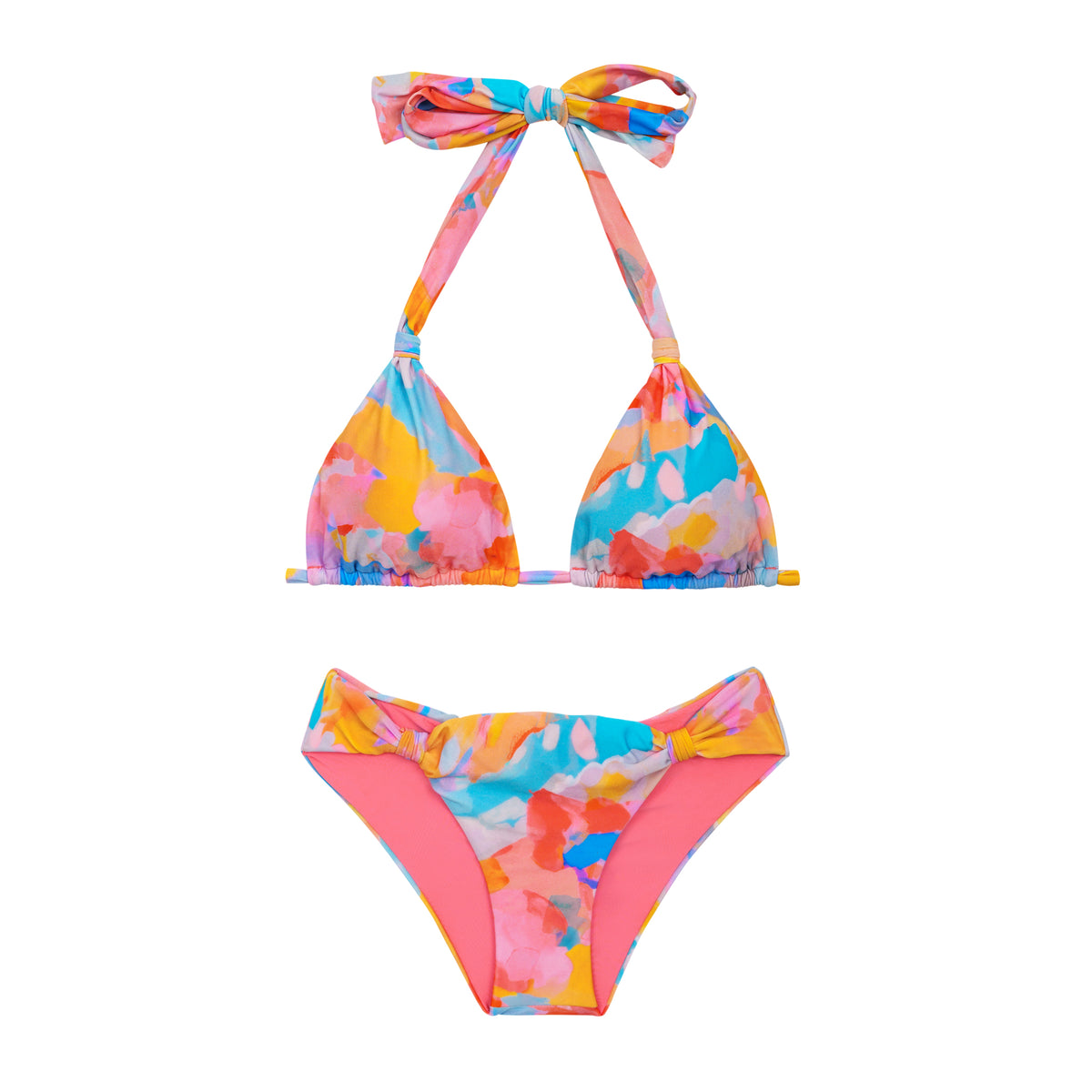 Product Front: Rio De Sol Two Piece Swimwear Set Cloud Mel