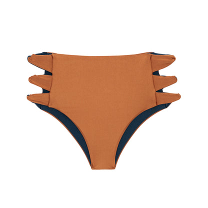 Product Front: Rio De Sol Bikini Bottoms Bottom Nocciola High-Waist-Spin