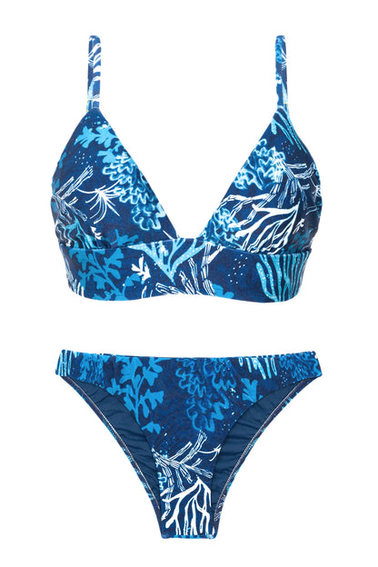 Product Front: Rio De Sol Two Piece Swimwear Set Reef Tri-Cos Essential