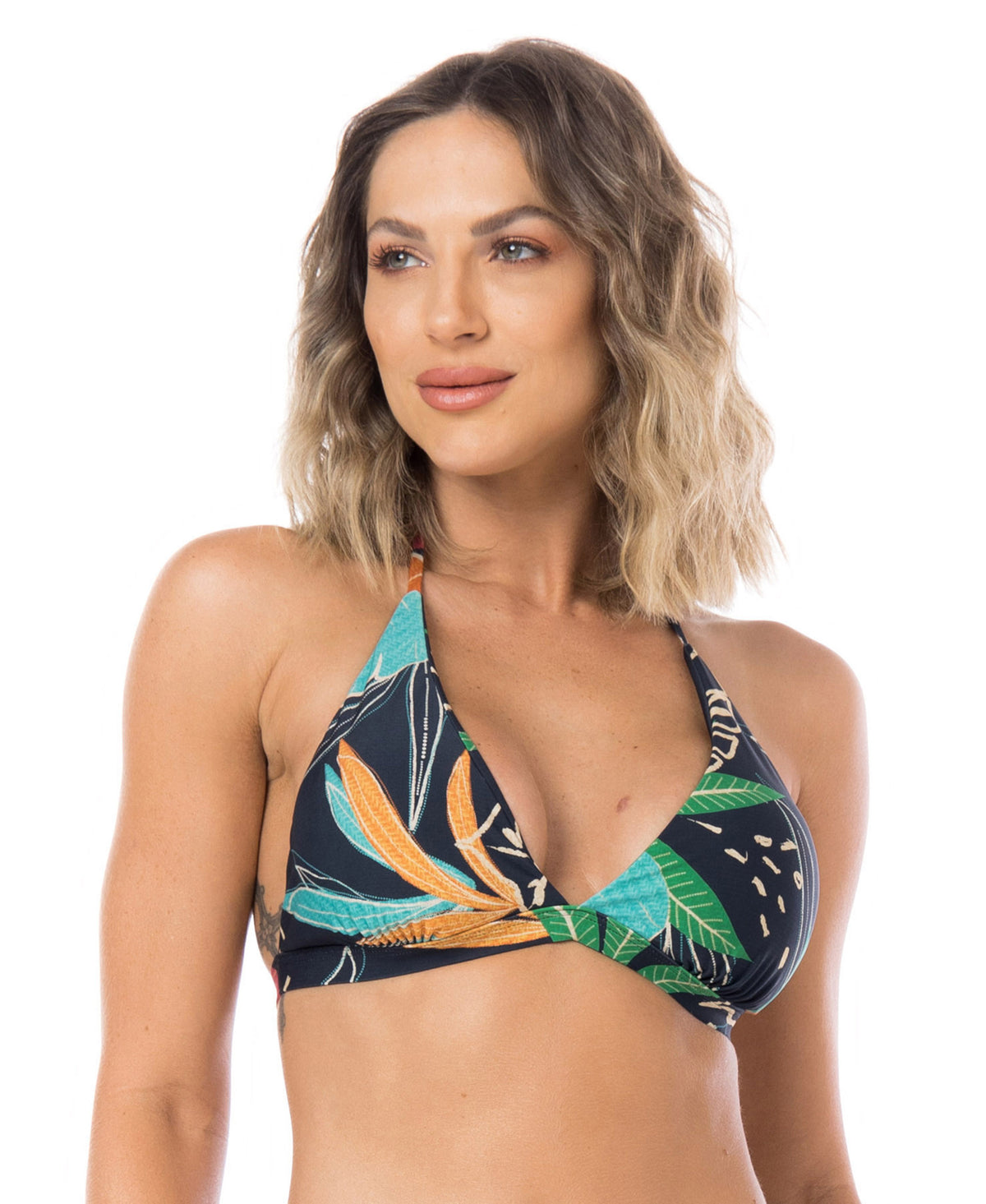 Gallery: La Playa Bikini Tops Top Cortinao Drape Natural