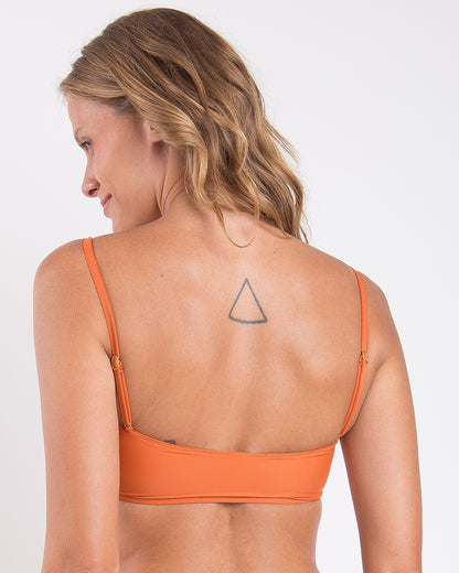 Image 05: Rio De Sol Bikini Tops Top Ocre Bandeau-Reto