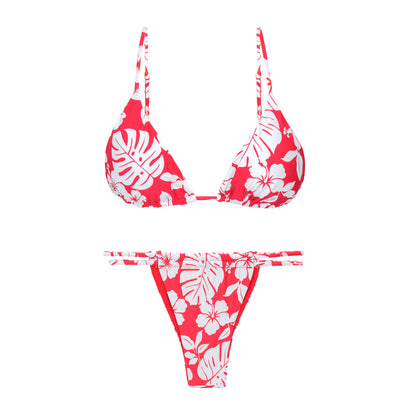 Product Front: Wednesday In Hawaii By Rio De Sol Two Piece Swimwear Set Pua-Hibiscus Ana Isla