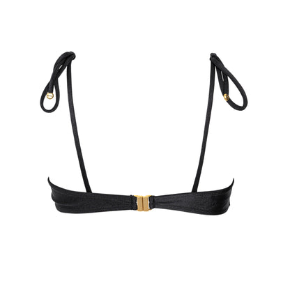 Product Back: La Playa Bikini Tops Top Faixa Duplo Preto