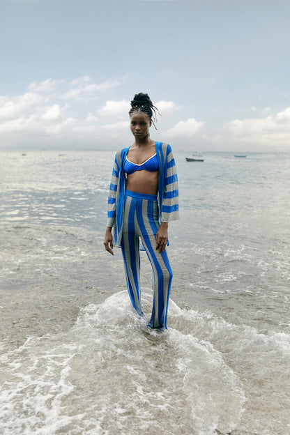 Image 10: Blueman Bikini Tops Top Pepe Bias Arriba Azul