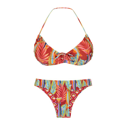 Product Front: Rio De Sol Two Piece Swimwear Set Sea-Bloom Corine Essential