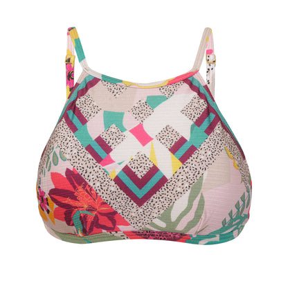 Product Front: Lua Morena Bikini Tops Top Cropped Ripple Pitaia Do Cerrado