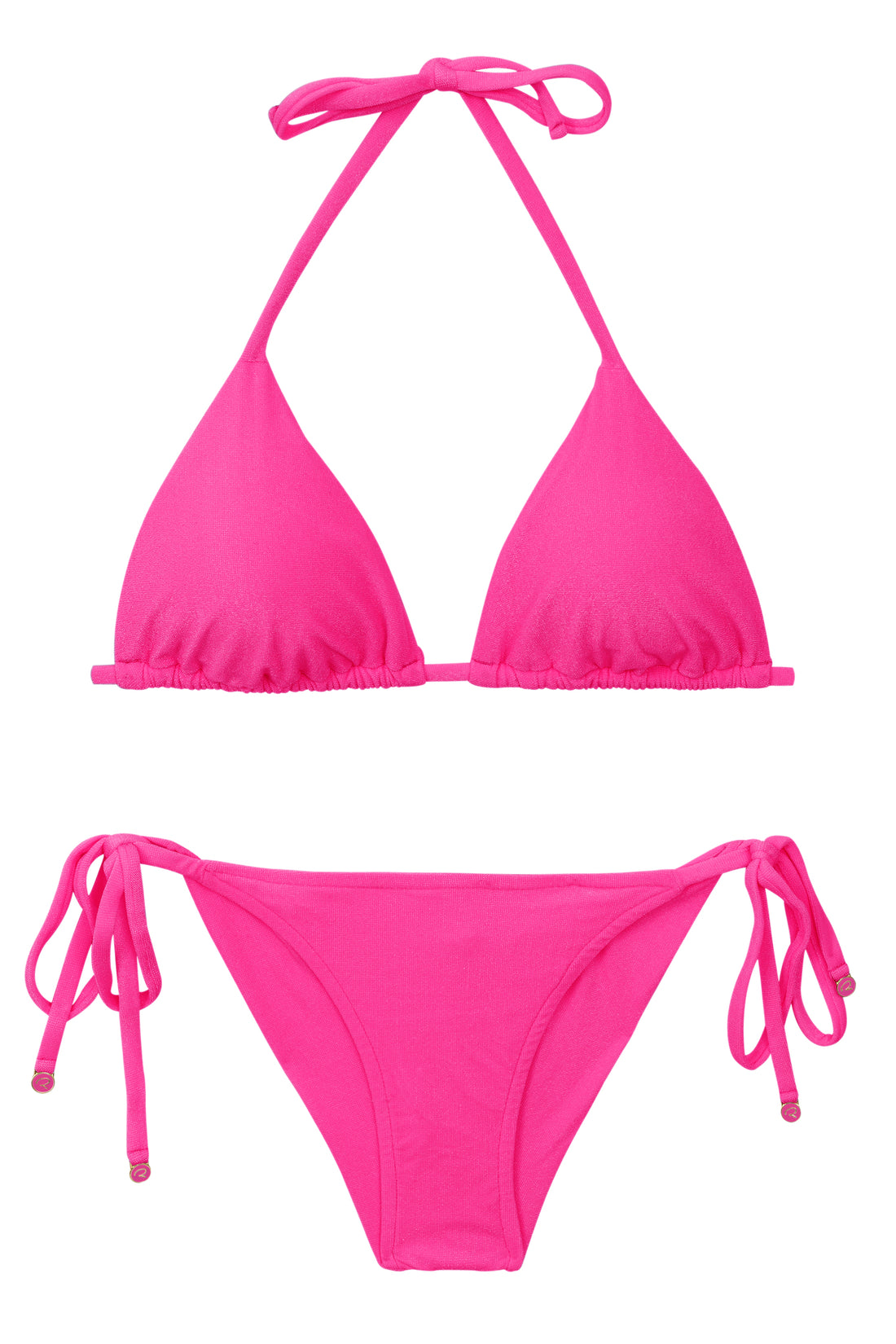 Product Front: Rio De Sol Two Piece Swimwear Set Malibu-Rosa Tri-Inv Cheeky-Tie