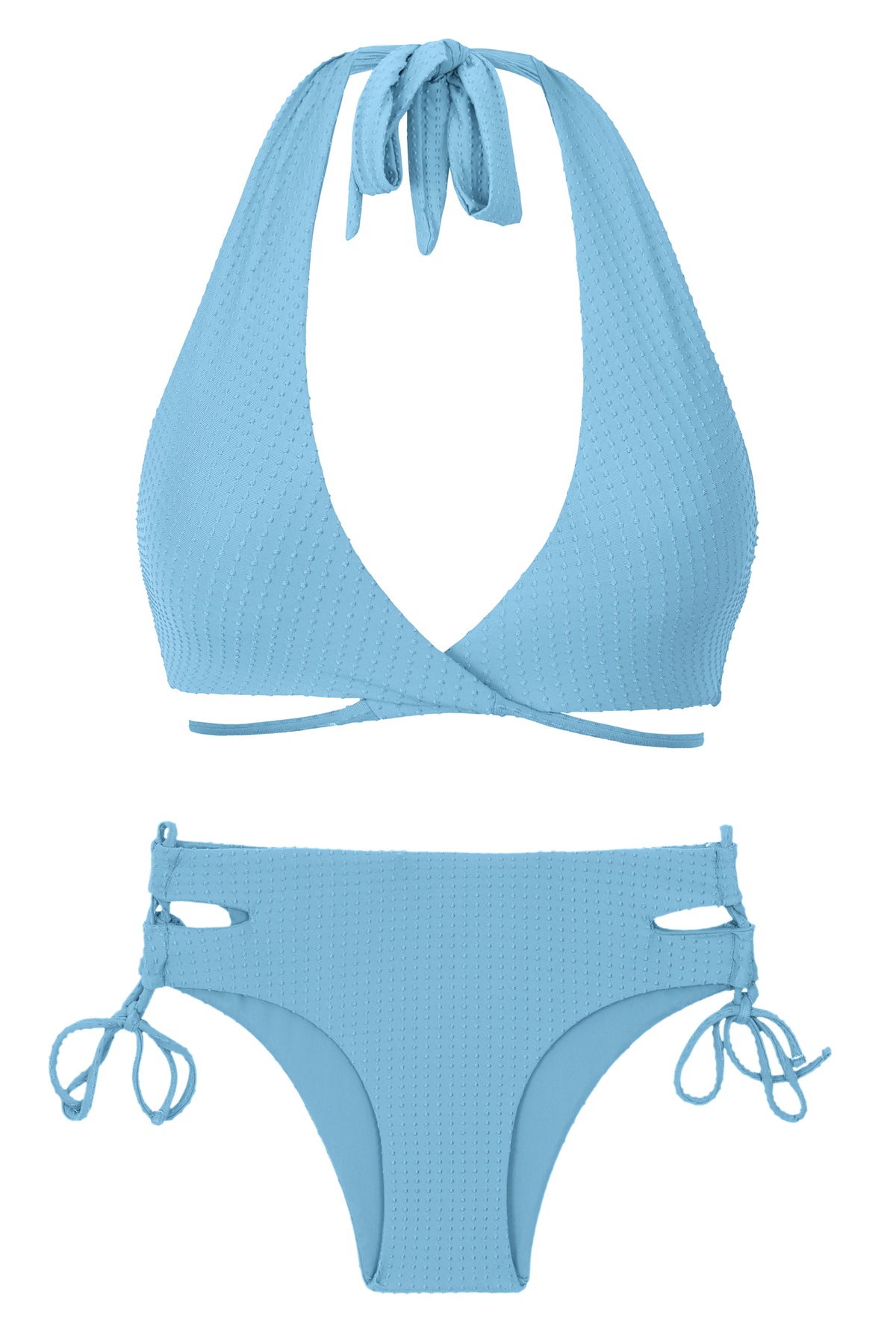 Product Back: Rio De Sol Two Piece Swimwear Set Dots-Sky Kate Madrid