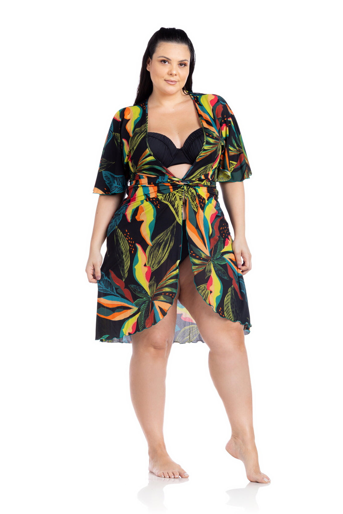 Image 02: La Playa Midi Dresses Borboleta Jardins