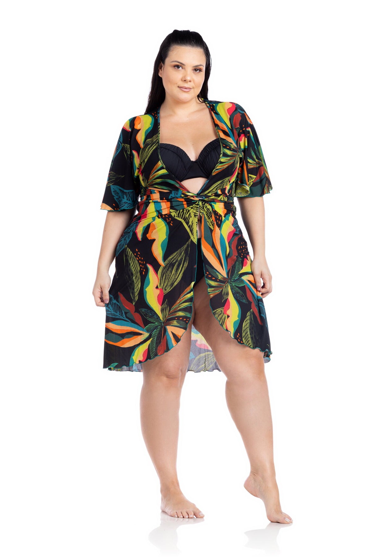 Image 02: La Playa Midi Dresses Borboleta Jardins