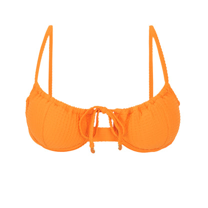 Product Front: Rio De Sol Bikini Tops Top Dots-Mango Balconet-Tie