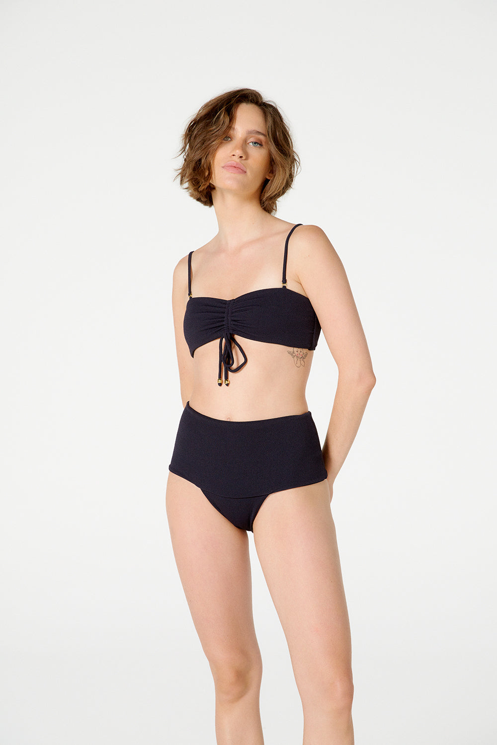 Model Front: Blueman Bikini Tops Top Gaya Buzios Crispy Preto