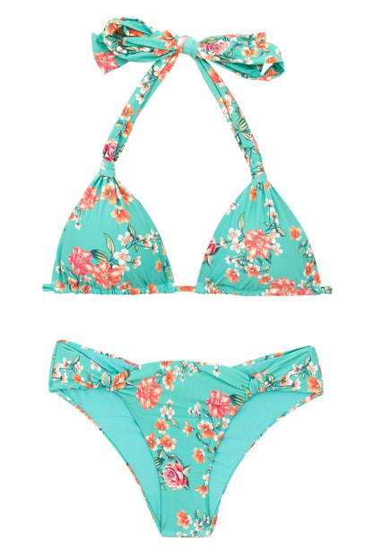 Product Front: Rio De Sol Two Piece Swimwear Set Botanic Mel