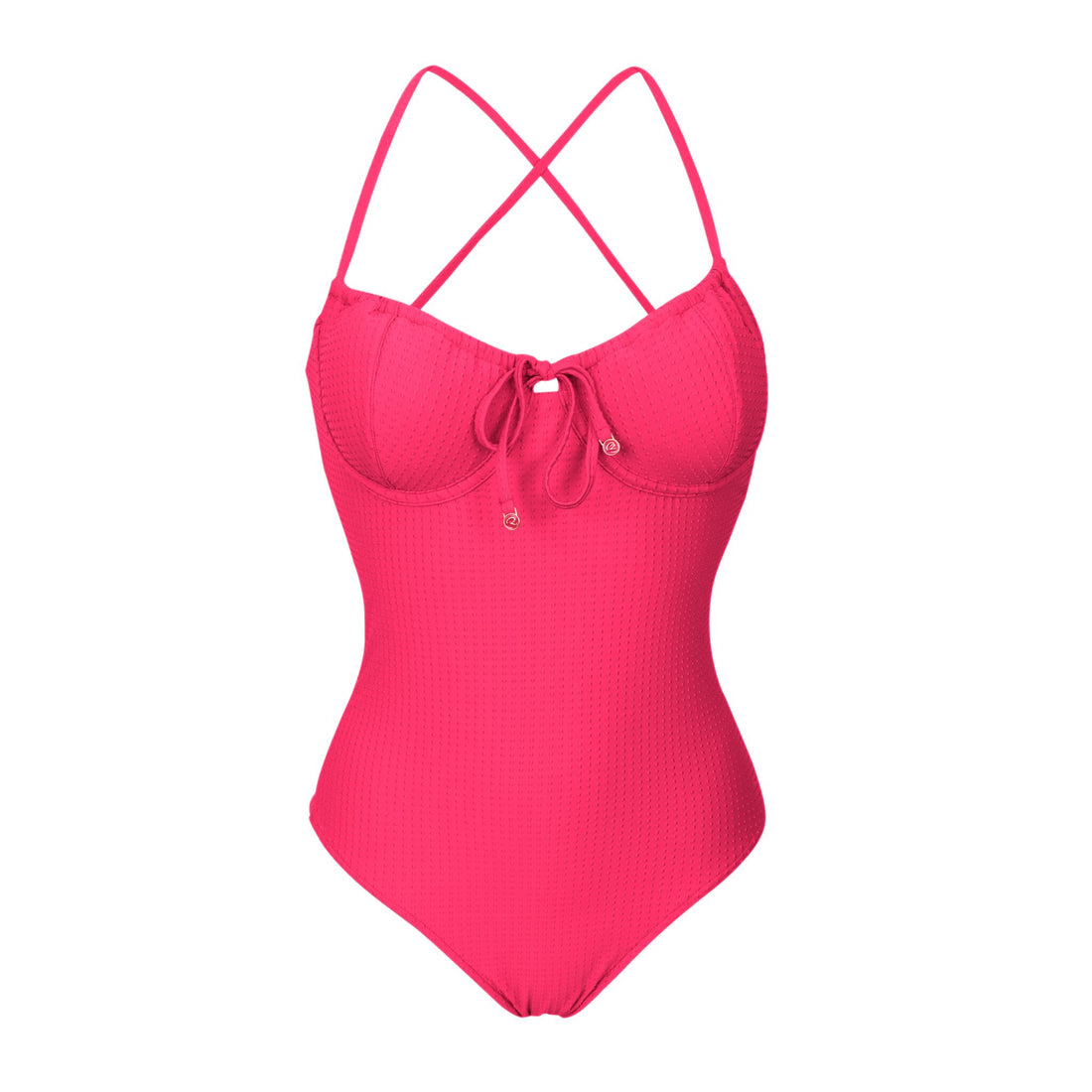 Product Front: Rio De Sol One Piece Swimsuits Dots-Virtual-Pink Julia