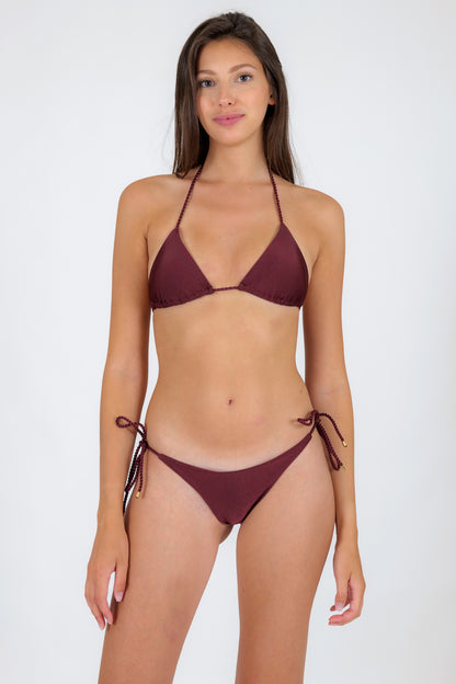 Model Front: Rio De Sol Bikini Bottoms Bottom Barolo Ibiza-Rope