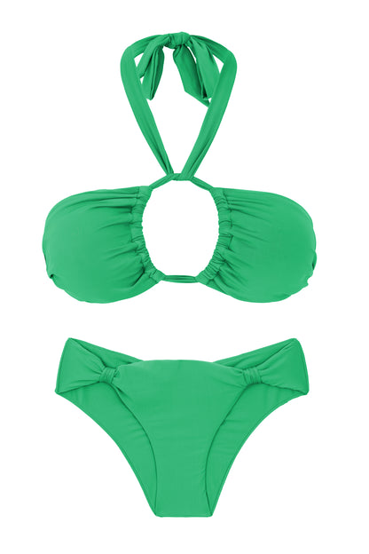 Product Back: Rio De Sol Two Piece Swimwear Set Tambourine Mel