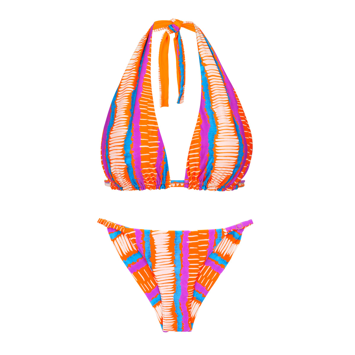Product Front: Rio De Sol Two Piece Swimwear Set Stripes Verona Cheeky-Fixa