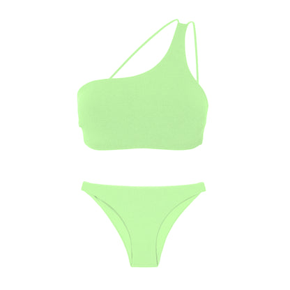 Product Front: Rio De Sol Two Piece Swimwear Set Sand-Menta Kora Leblon