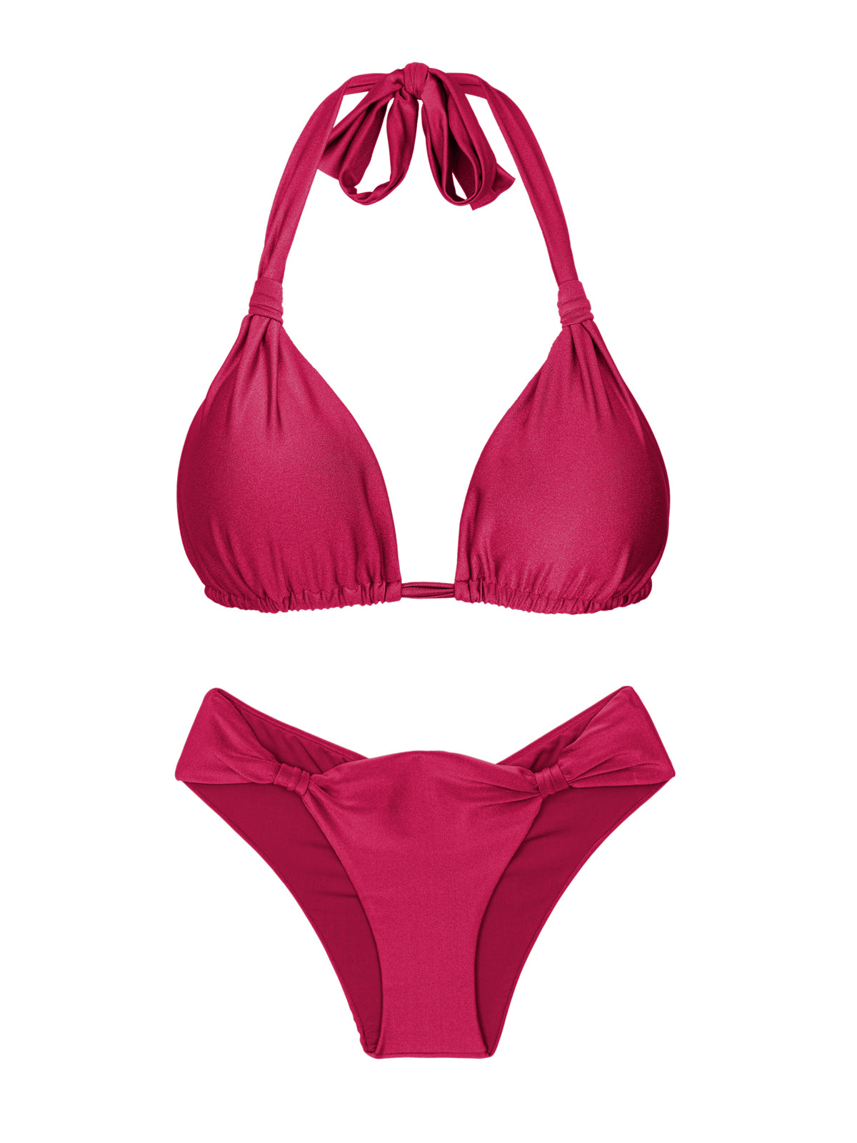 Product Front: Rio De Sol Two Piece Swimwear Set Shimmer-Desejo Mel