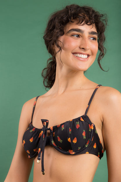 Image 10: Rio De Sol Two Piece Swimwear Set Cashew Balconet-Tie Madrid