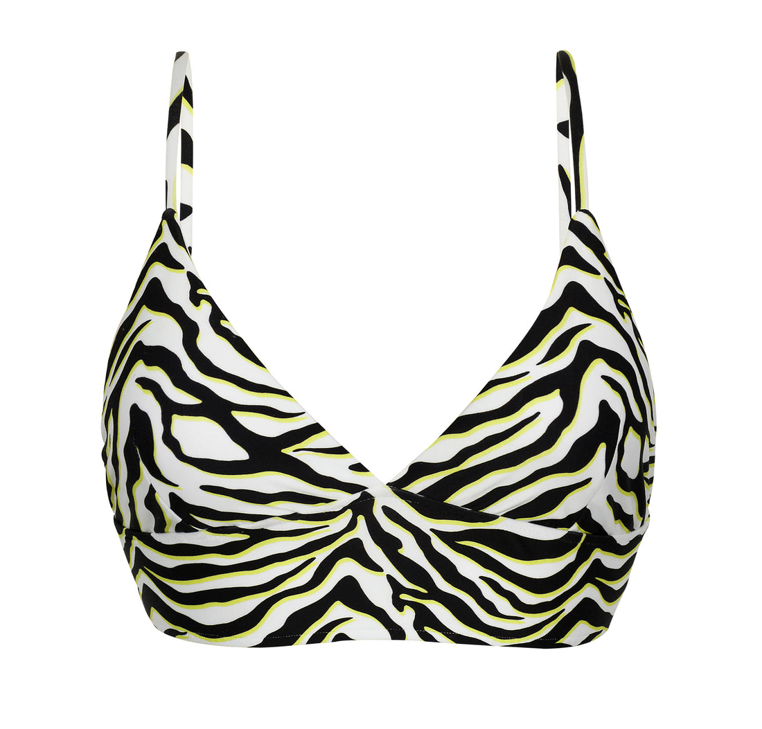 Product Front: Rio De Sol Bikini Tops Top Wild-Black Tri-Tank